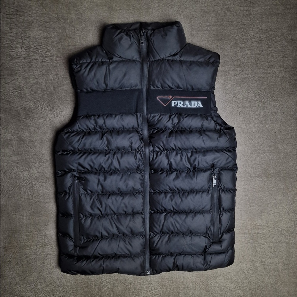 Prada Men's Black Puffer Vest